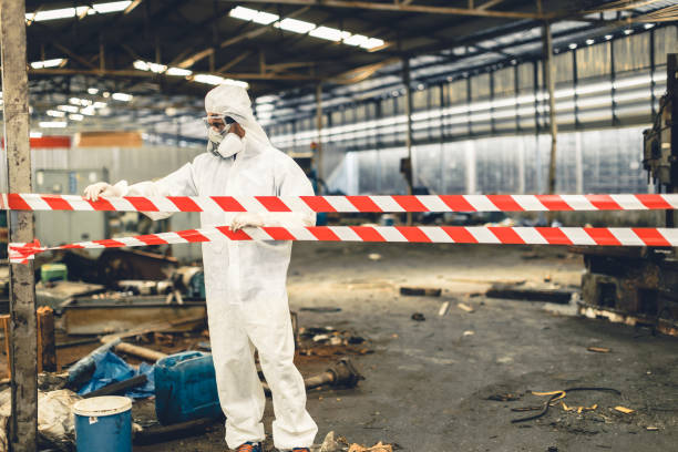 Professional Biohazard technician working in Greenwood, SC